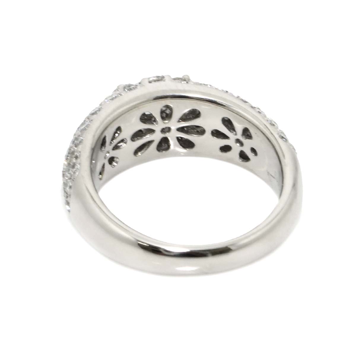 Diamond 0.18ct/2.04ct Ring Pt Platinum size6.25-6.5(US)
