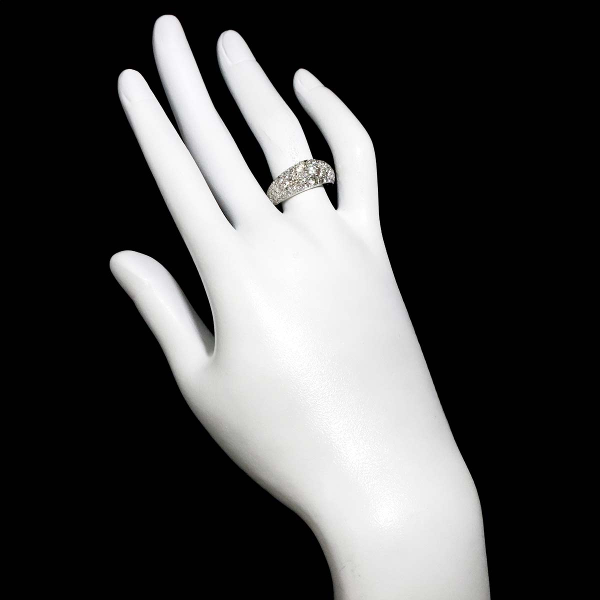 Diamond 0.18ct/2.04ct Ring Pt Platinum size6.25-6.5(US)