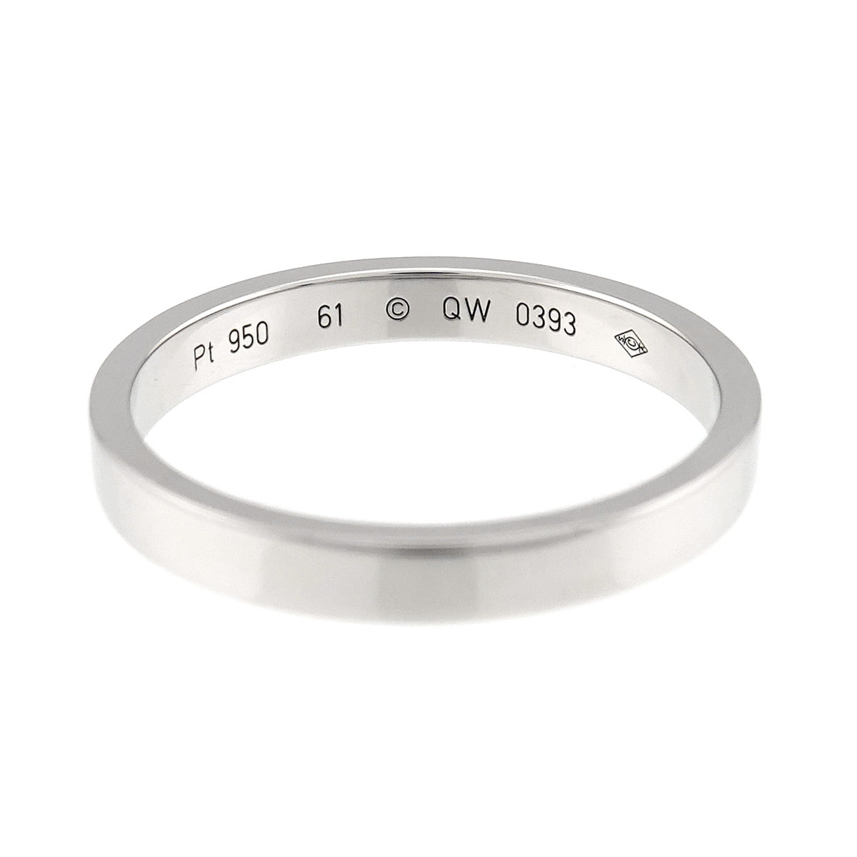 C de Ring Platinum size61 9.5(US)