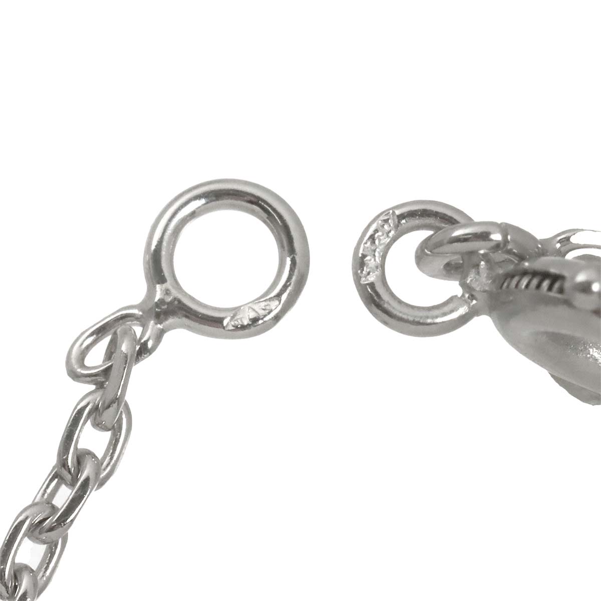 Comet Diamond Necklace LM 18K White Gold 750
