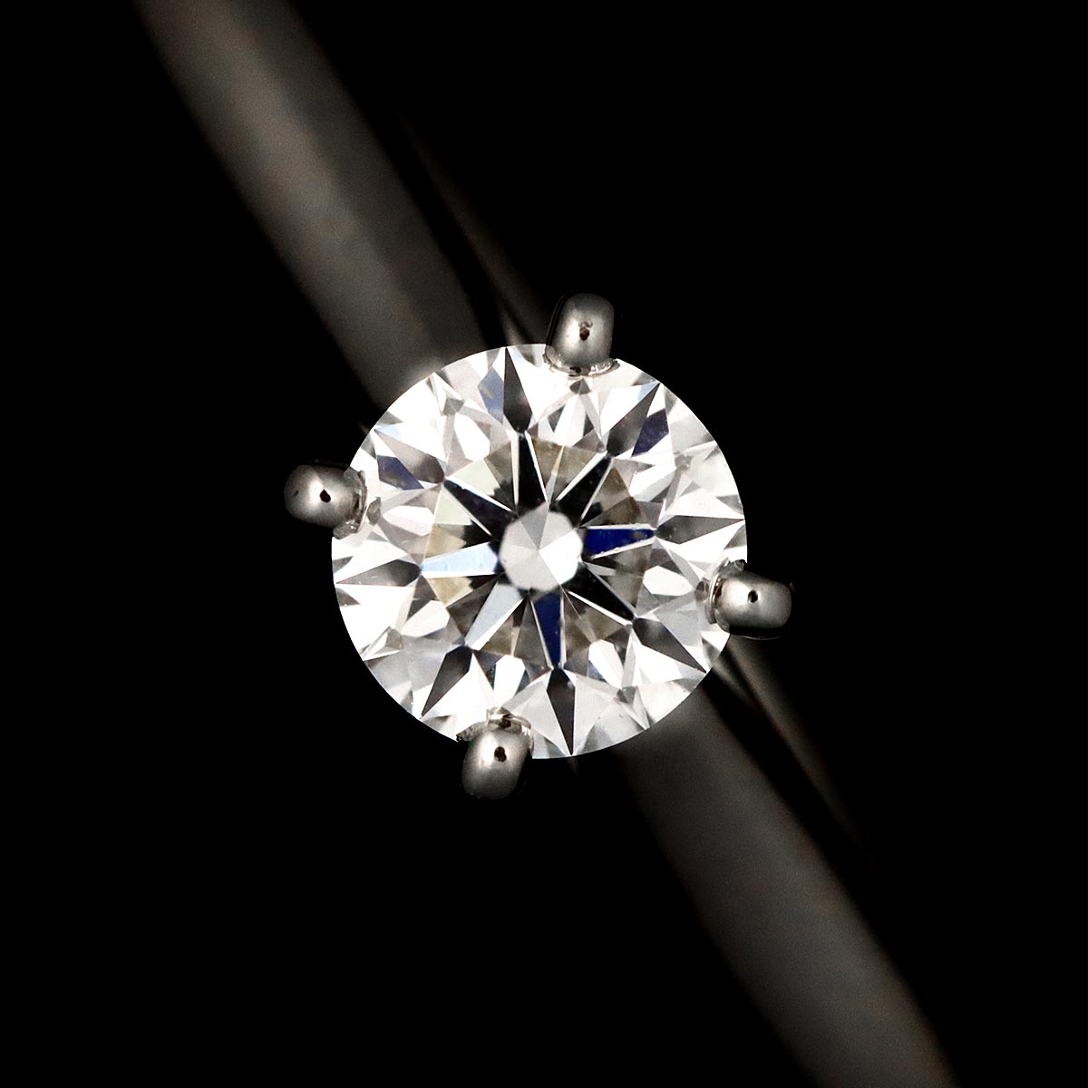 Diamond 0.33ct E/IF/3EX Ring Platinum size52 5.75-6(US)