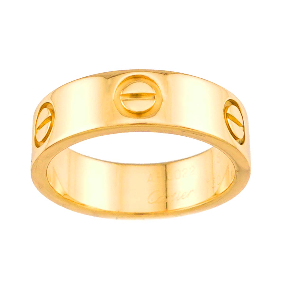 Love Ring 18K Yellow Gold 750 size51 5.25(US)