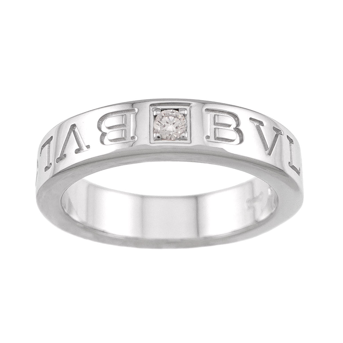 B-ZERO1 Diamond Ring 18K WG 750 size4.5-4.75(US)
