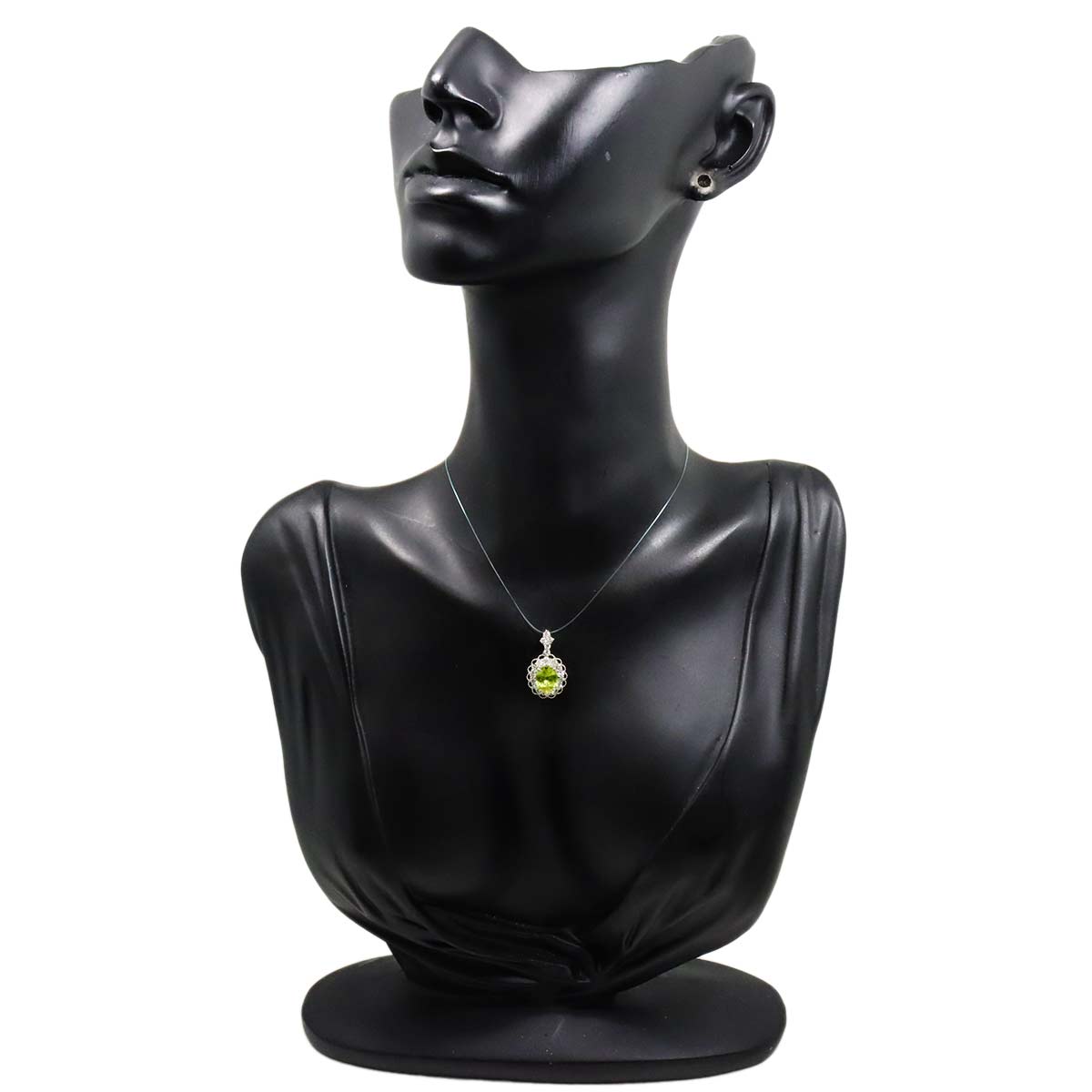 Sphene 1.78ct Diamond 0.51ct Pendant Top Pt Platinum