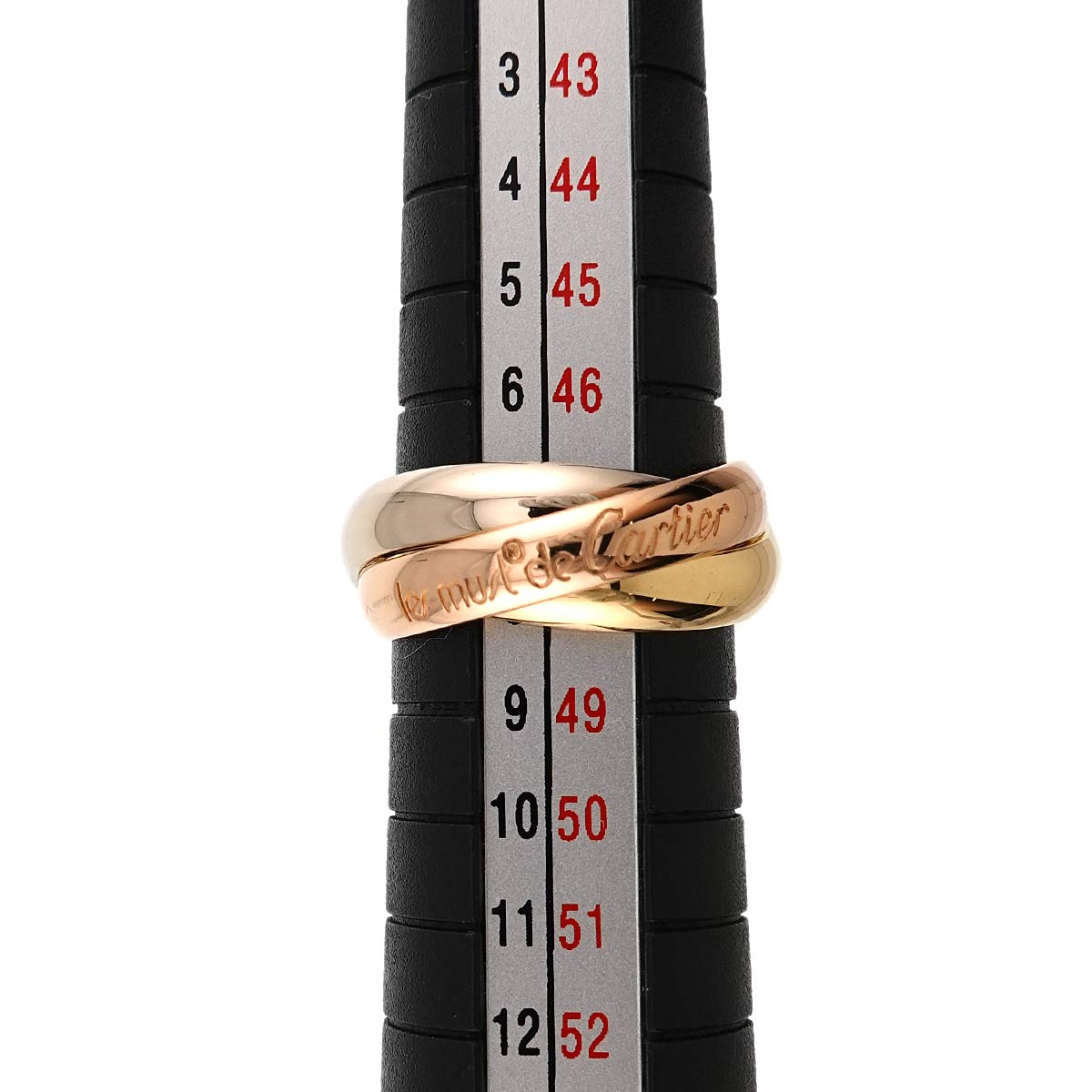 Trinity Ring MM 18K YG WG PG 750 Size48 4.5(US)