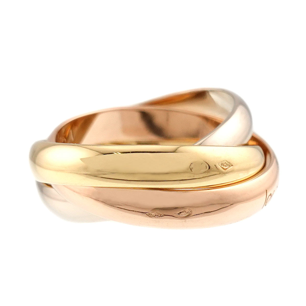 Trinity MM Ring 18K YG WG PG 750 Size51 5.5-5.75(US)