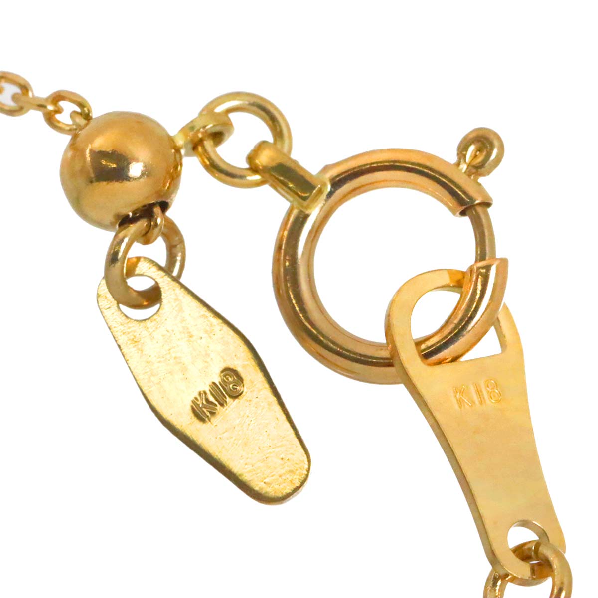 Diamond 0.50ct Necklace 18K Brown Gold 750