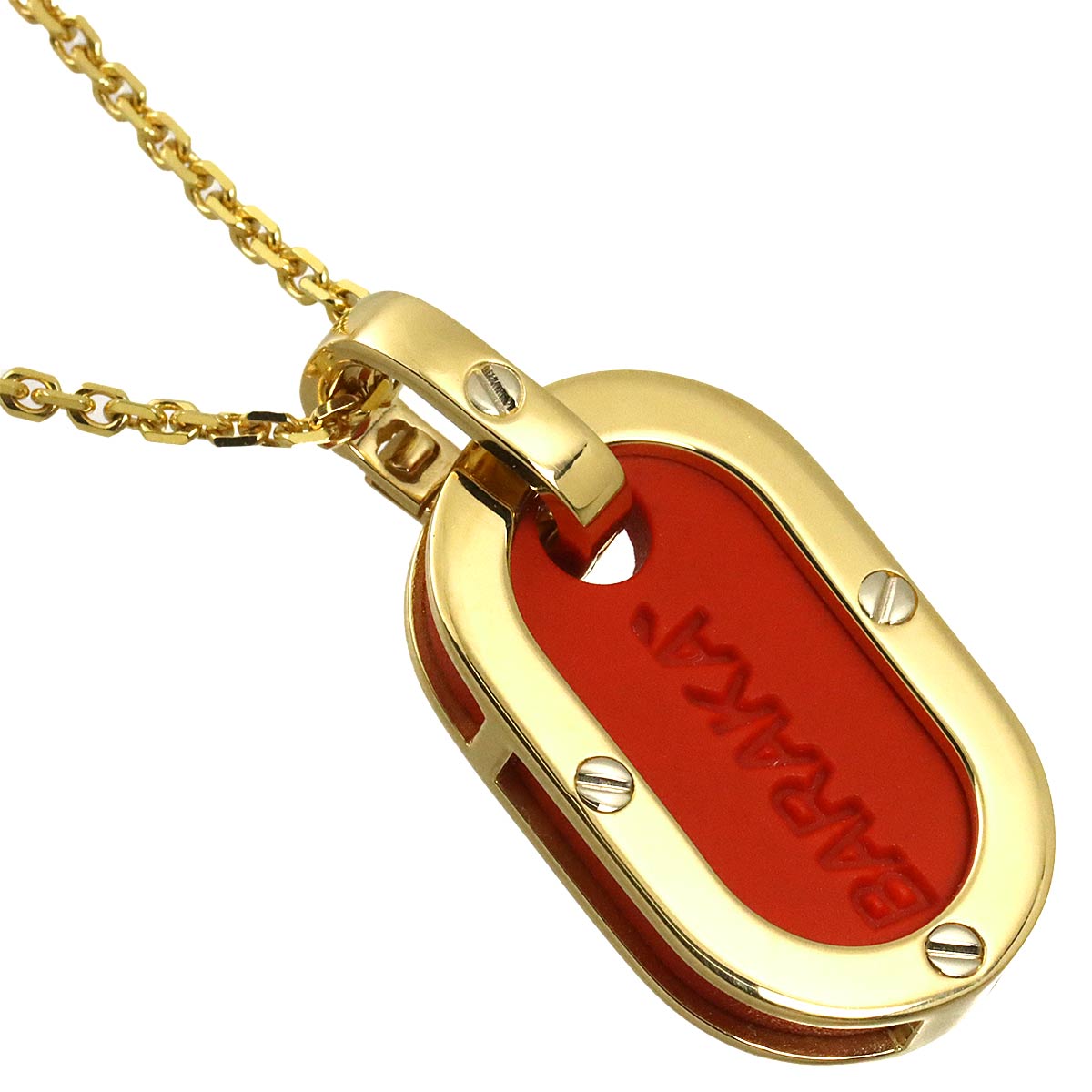 Rubber Necklace 18K Yellow Gold 750