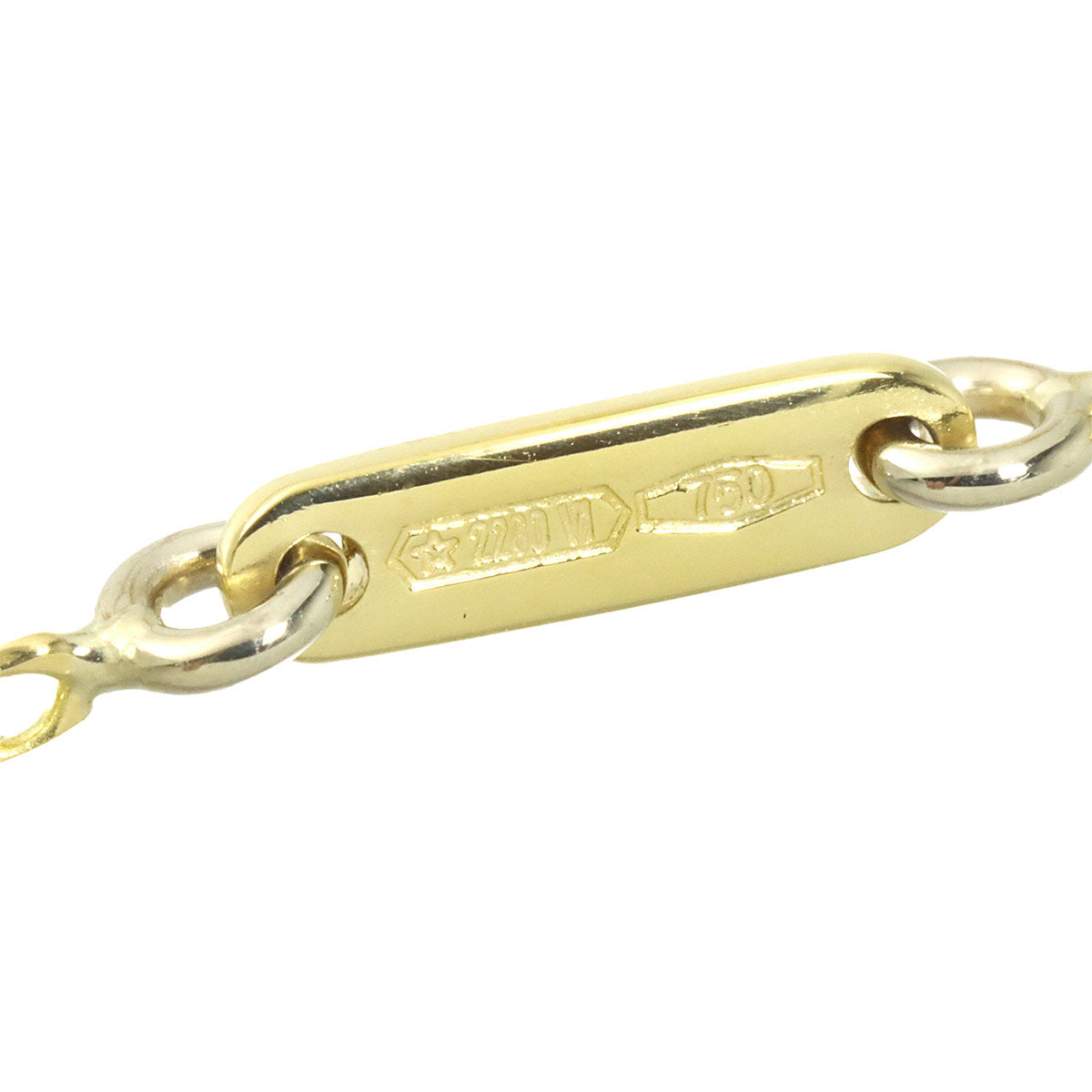 Rubber Necklace 18K Yellow Gold 750