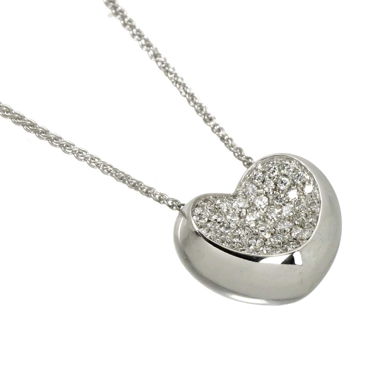 Diamond 0.30ct Necklace 18K White Gold 750