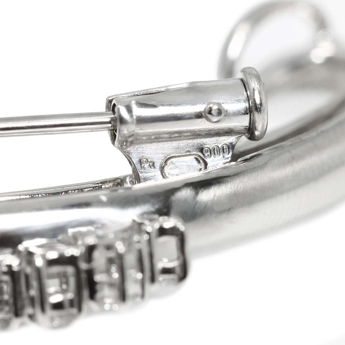 Diamond 0.40ct Brooch Pt Platinum