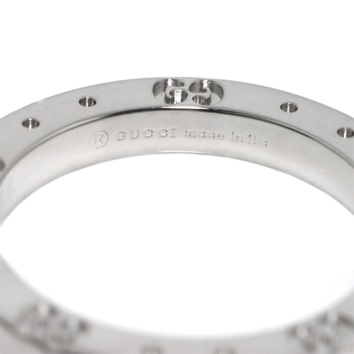 Icon Solitaire Diamond 0.24ct F/VVS1 Ring 18K WG size4.5-4.75(US)