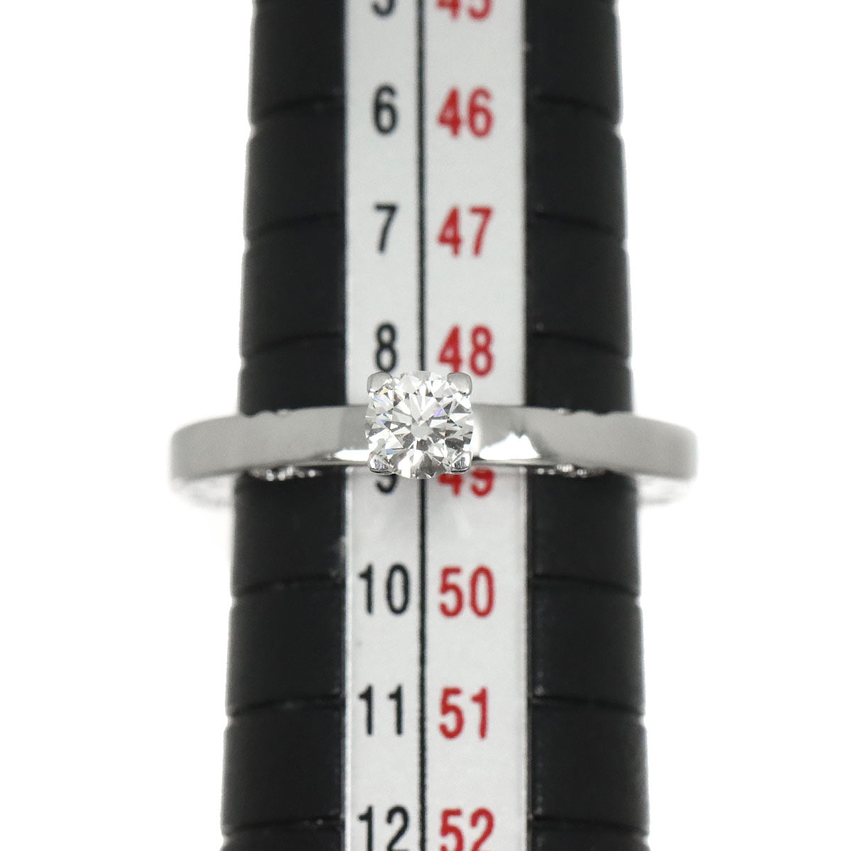 Icon Solitaire Diamond 0.24ct F/VVS1 Ring 18K WG size4.5-4.75(US)