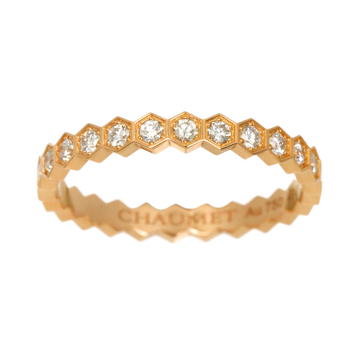 Bee My Love Diamond Ring 18K PG 750 size49 4.75-5(US)
