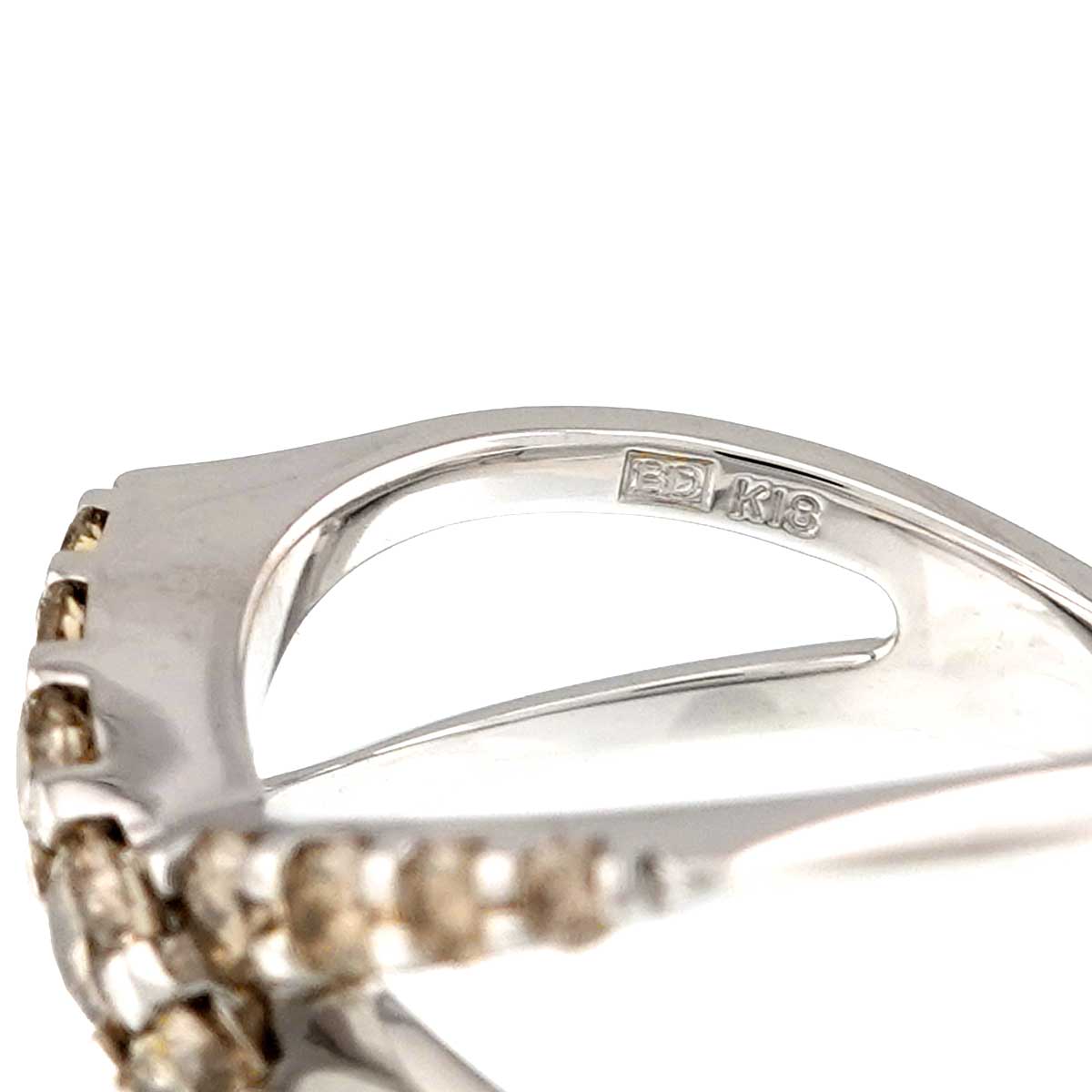 Diamond 1.00ct Ring 18K WG 750 size5.75-6(US)
