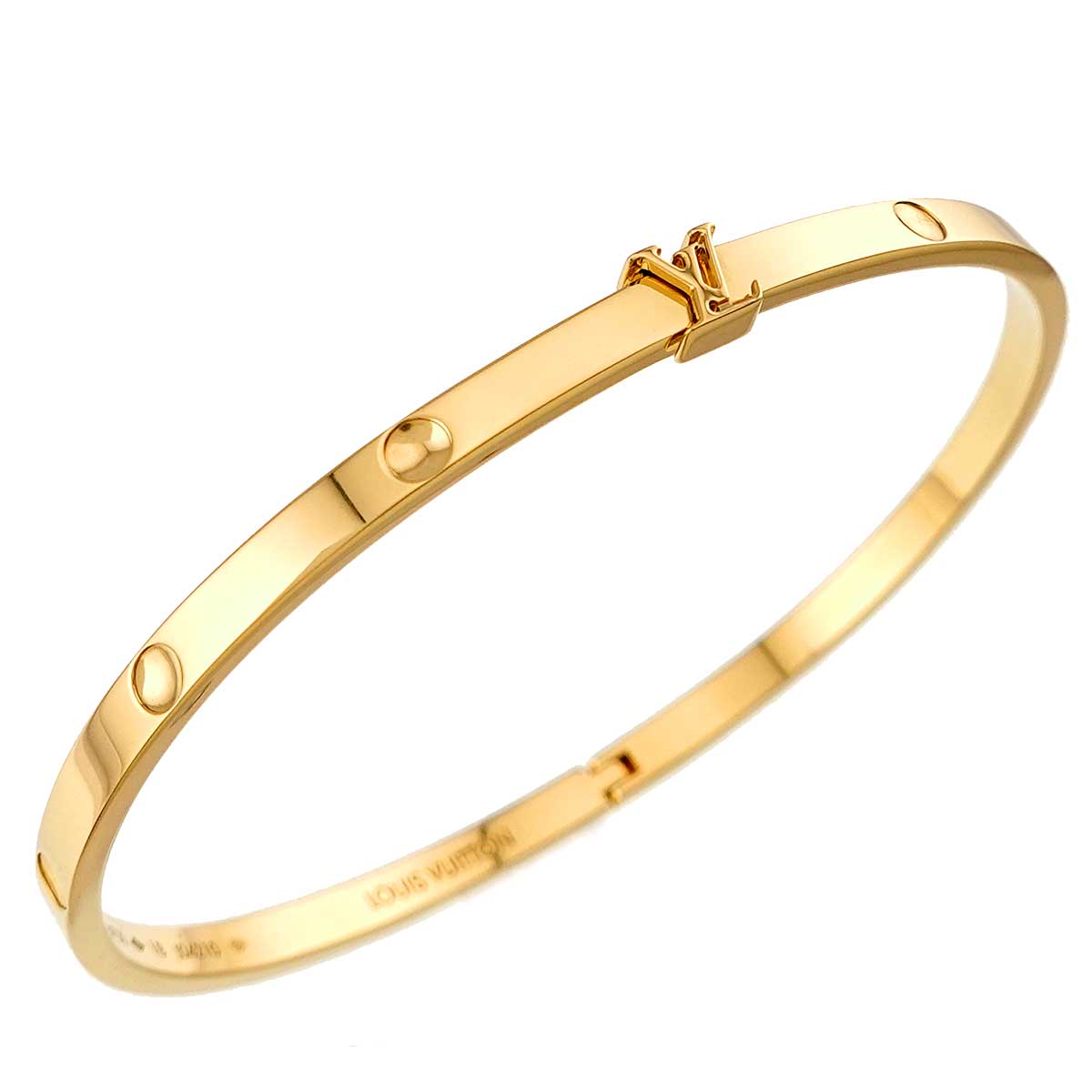 Empreinte Bangle Bracelet 18K Yellow Gold 750