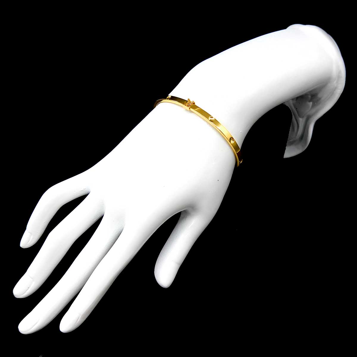 Empreinte Bangle Bracelet 18K Yellow Gold 750