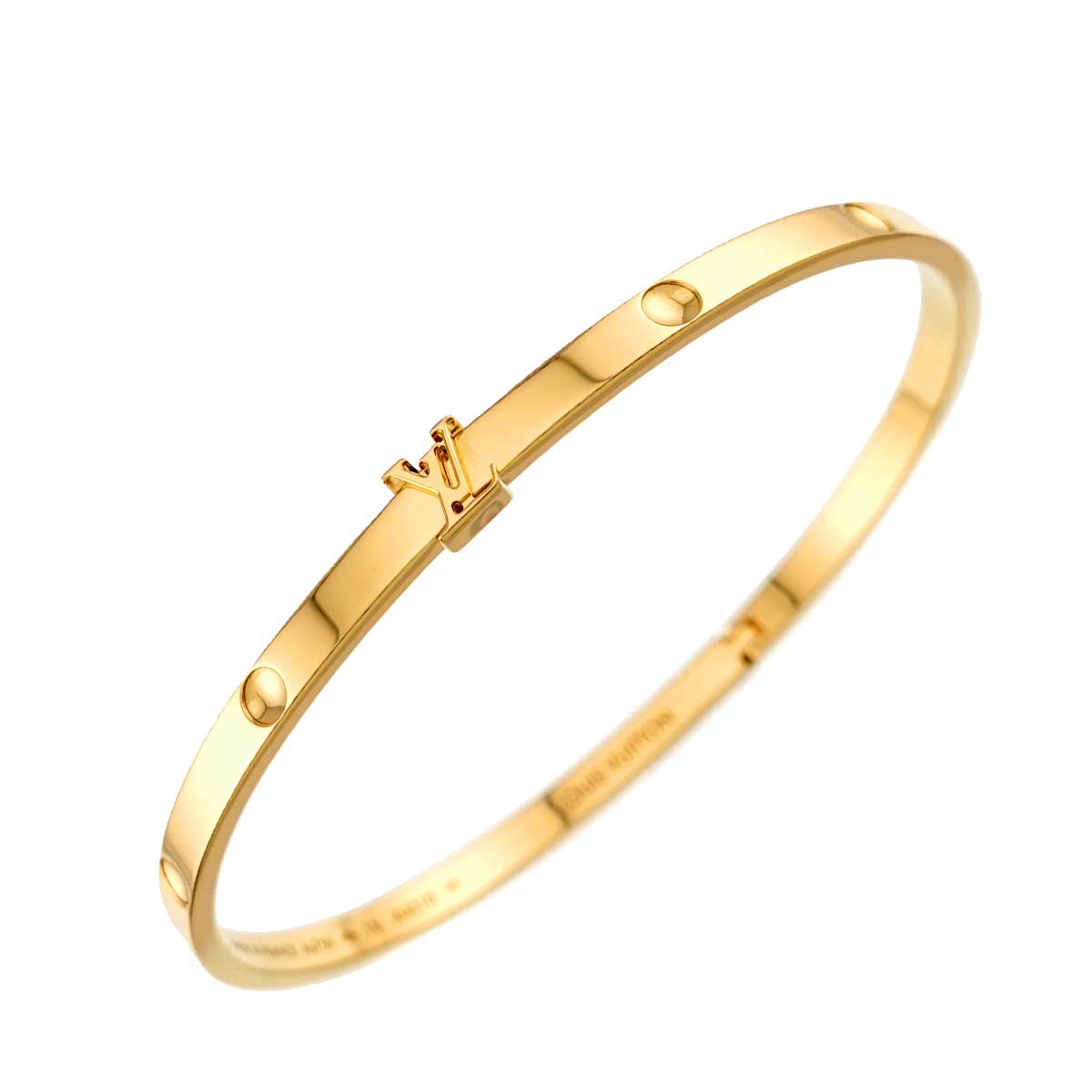 Empreinte Bangle Bracelet 18K Yellow Gold 750