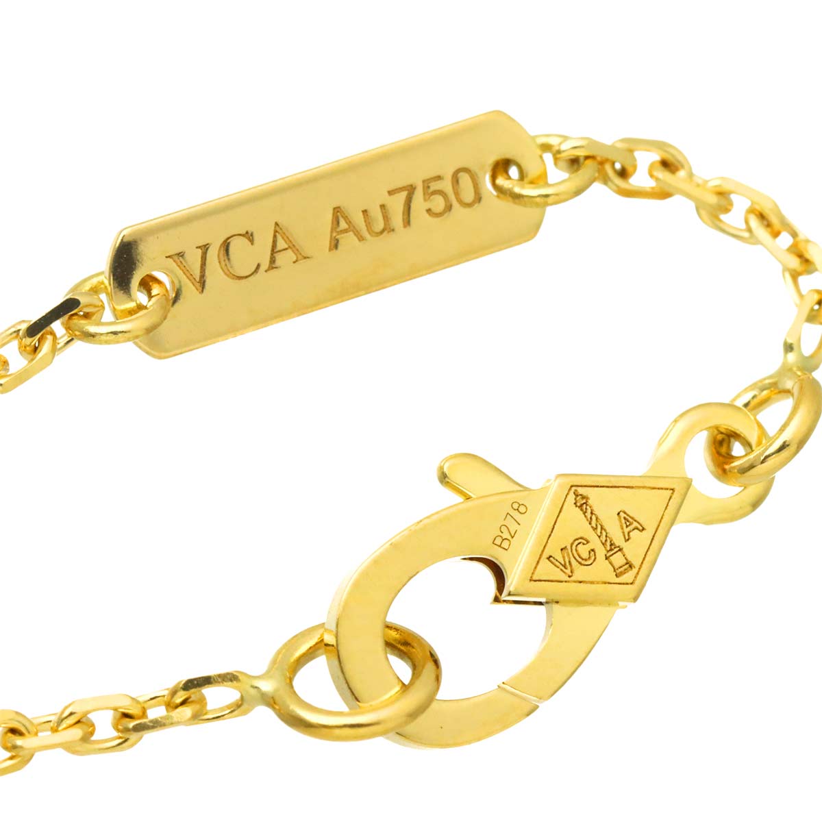 Vintage Alhambra MOP Necklace 18K YG 750