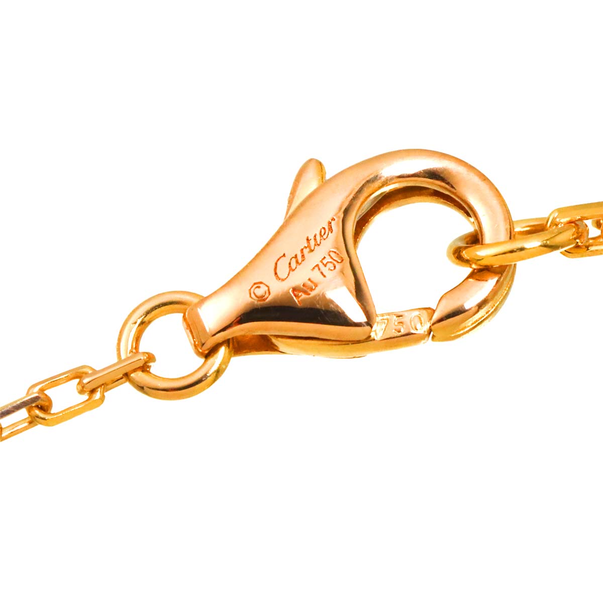 d Amour Sapphire Necklace 18K Pink Gold 750