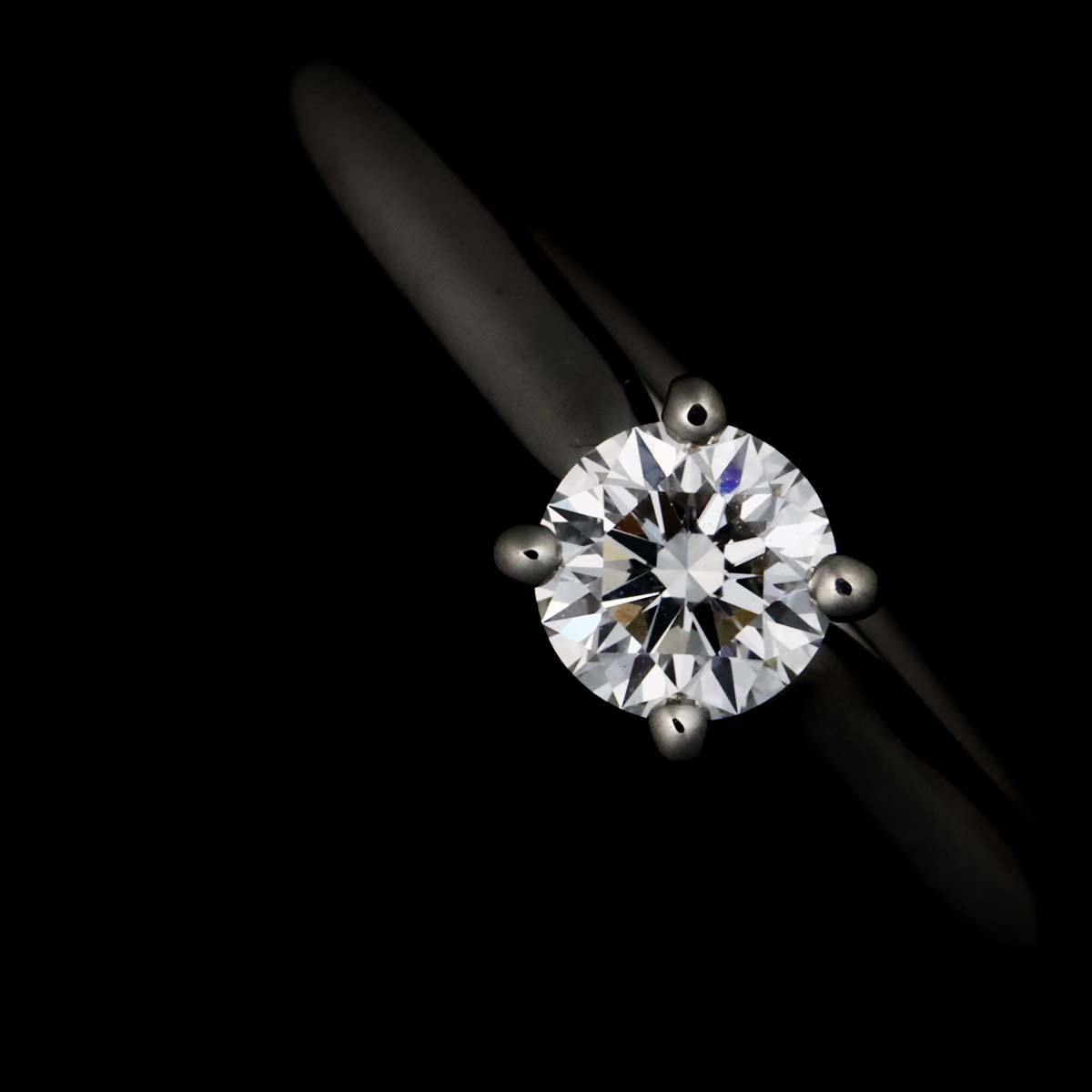 Diamond 0.24ct D/VS2/EX Ring Platinum size49 4.75-5(US)