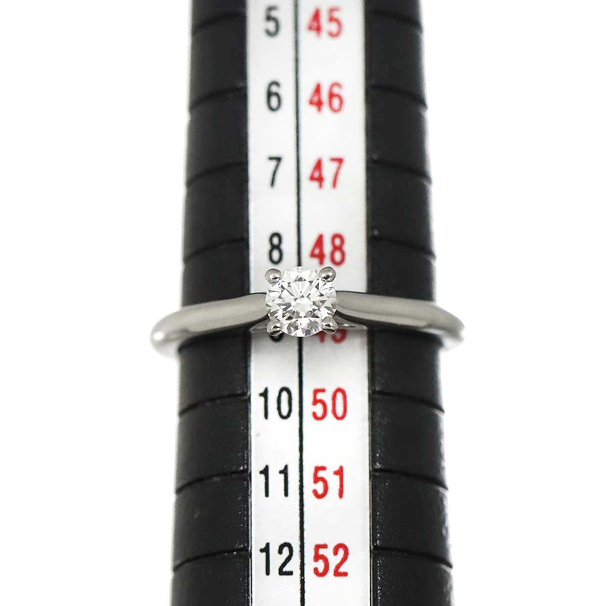 Diamond 0.24ct D/VS2/EX Ring Platinum size49 4.75-5(US)