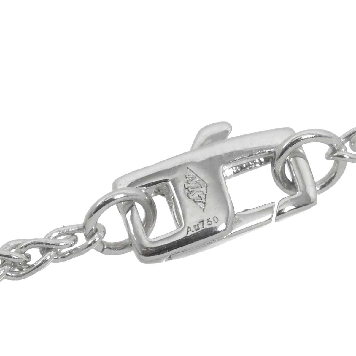 Pendentif Diamond Necklace 18K WG 750