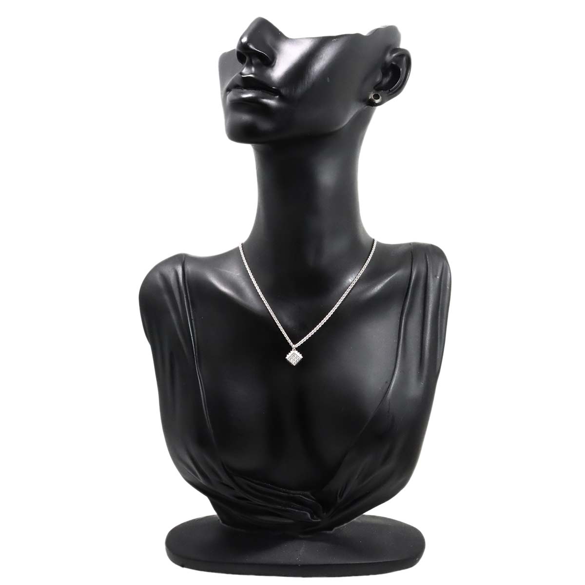 Pendentif Diamond Necklace 18K WG 750