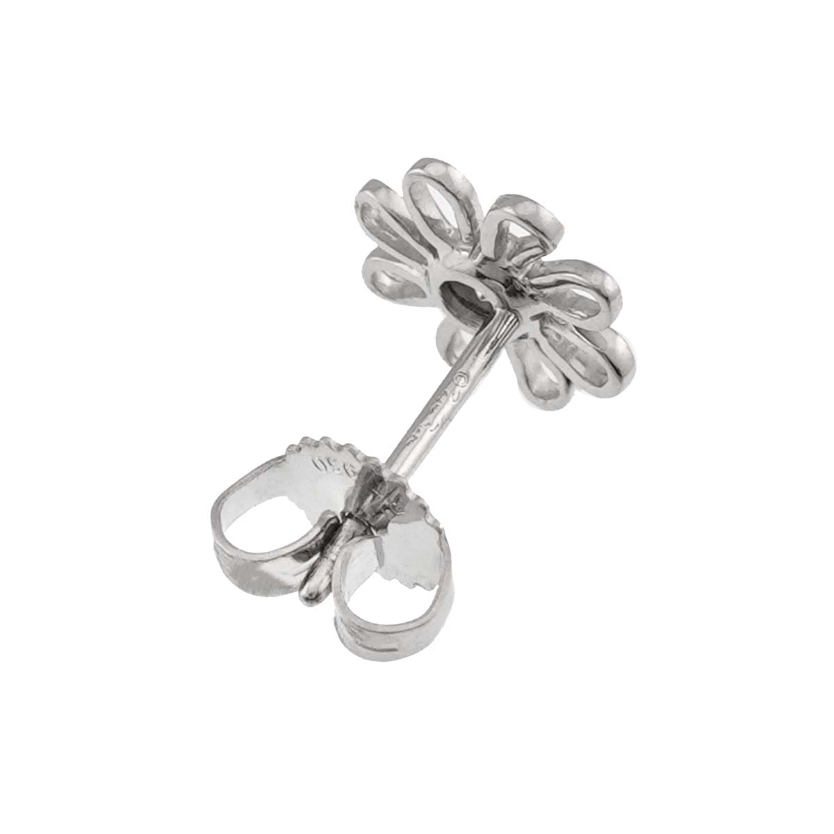Daisy Diamond Earring Pierced Pt One Piece only