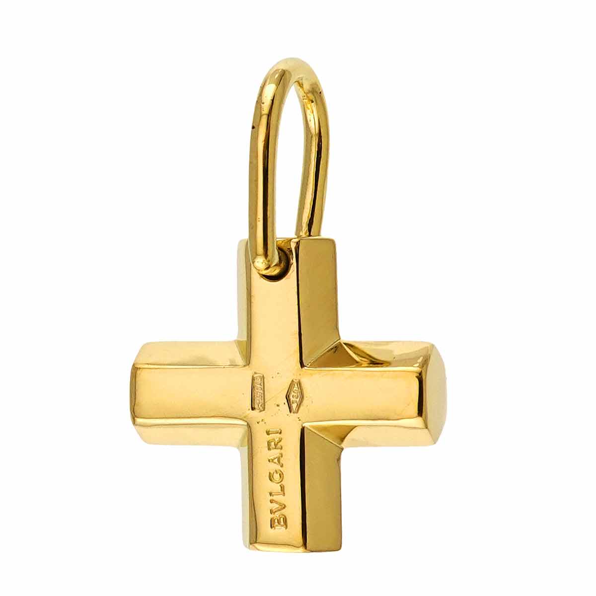 Greek Cross Pendant Top 18K YG 750