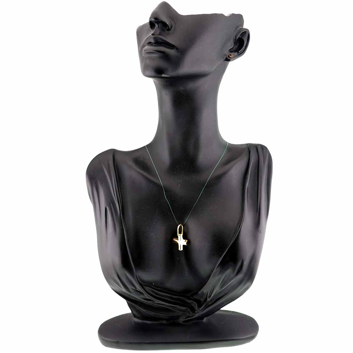 Greek Cross Pendant Top 18K YG 750