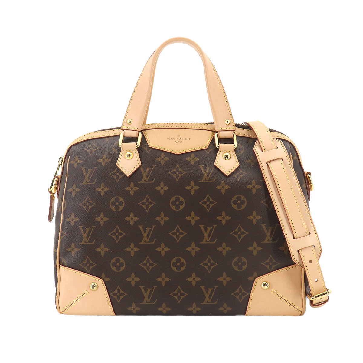 Monogram Retiro PM Hand Shoulder Bag Brown M40325 Purse
