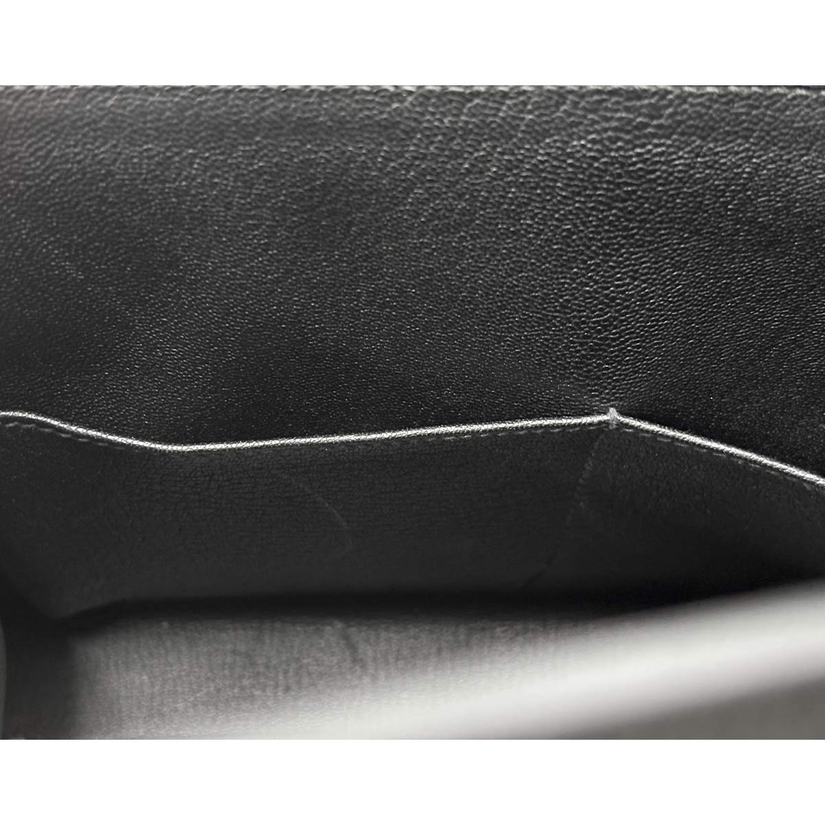 Kelly 28 Veau Epsom Black Hand Shoulder Bag Purse