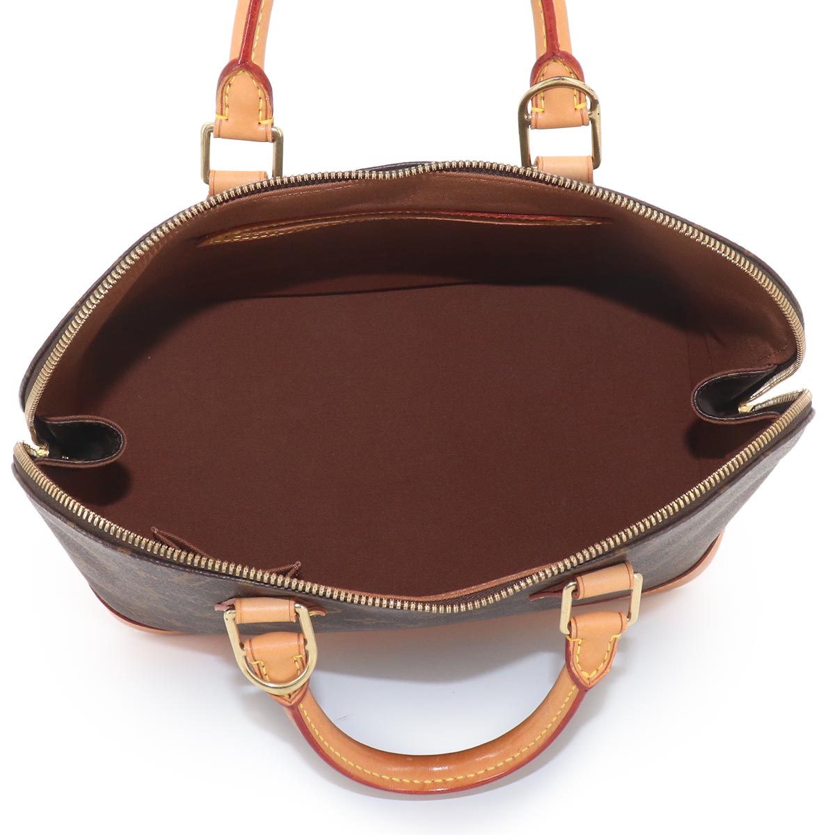Monogram Alma Hand Bag Brown M51130 Purse