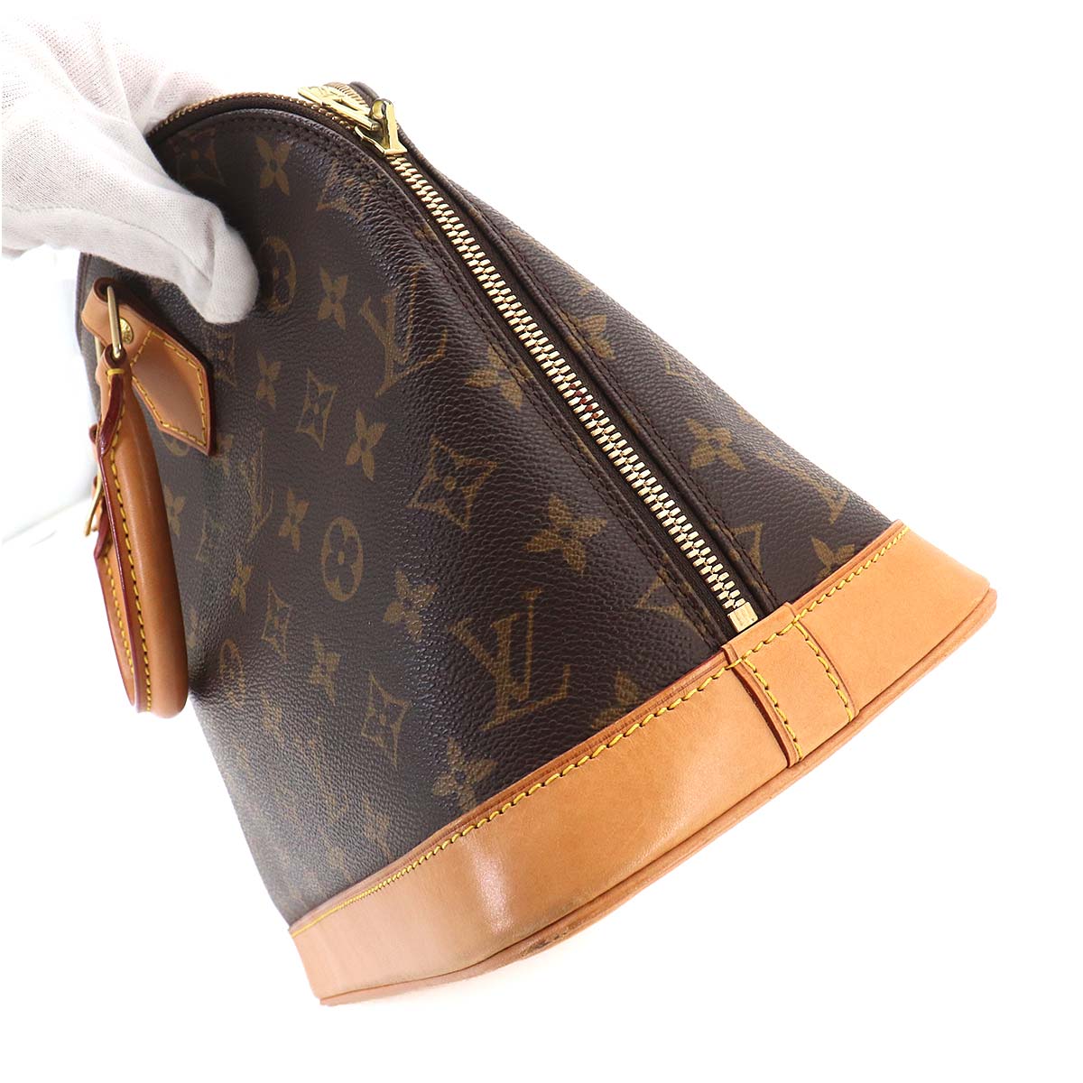 Monogram Alma Hand Bag Brown M51130 Purse