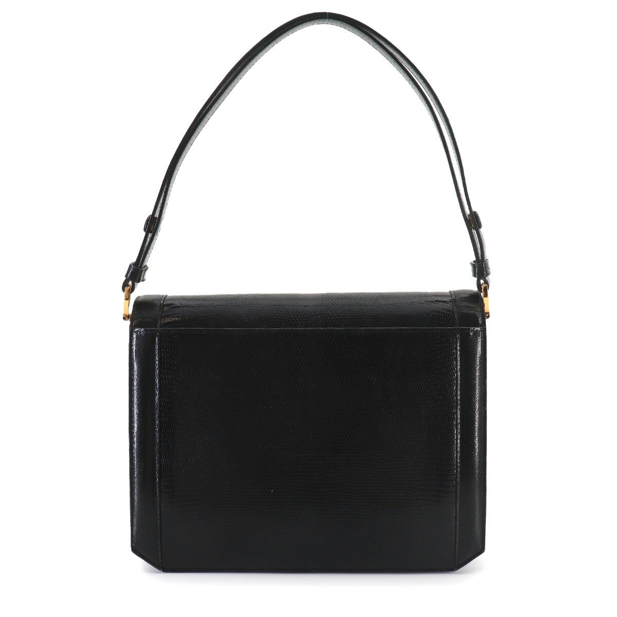 Shoulder Bag Leather Black Vintage Purse