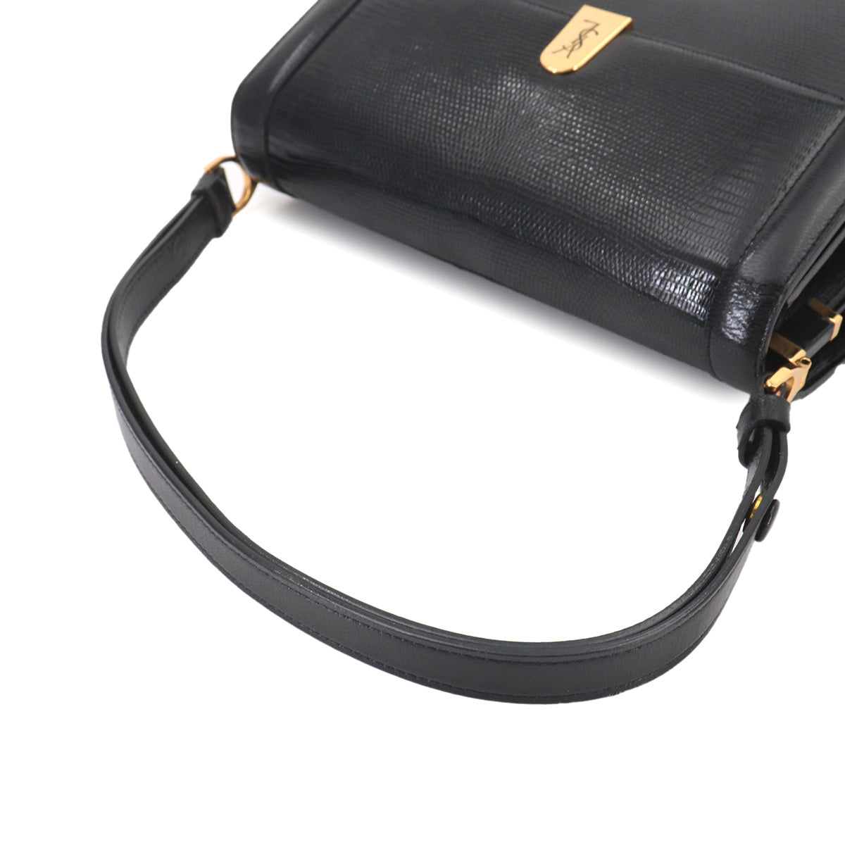 Shoulder Bag Leather Black Vintage Purse
