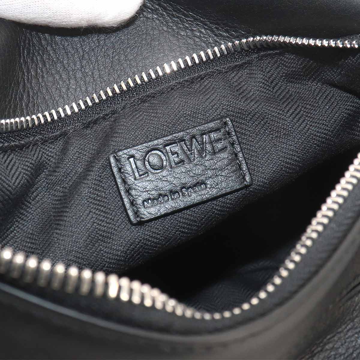 Pazzle Edge Small BumBag Leather Black B510P35X09 Crossbody Bag
