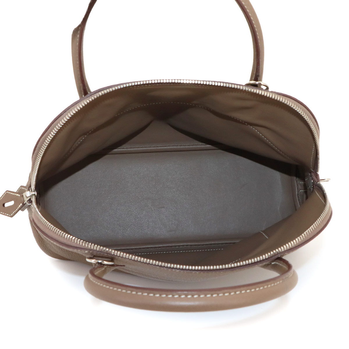 Bolide 31 2way Hand Shoulder Bag Taurillon Clemence Etoupe