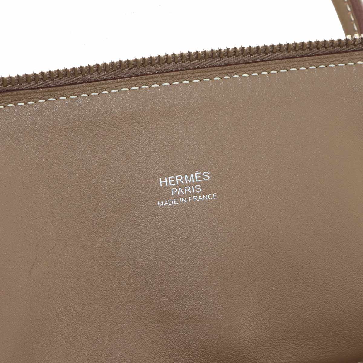 Bolide 31 2way Hand Shoulder Bag Taurillon Clemence Etoupe