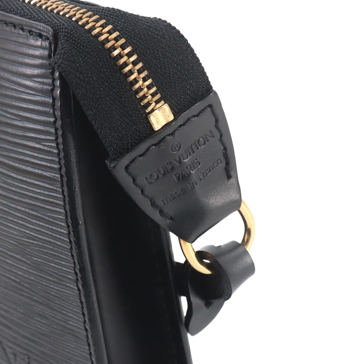 Epi Pochette Accessoires Hand Bag Black M52942