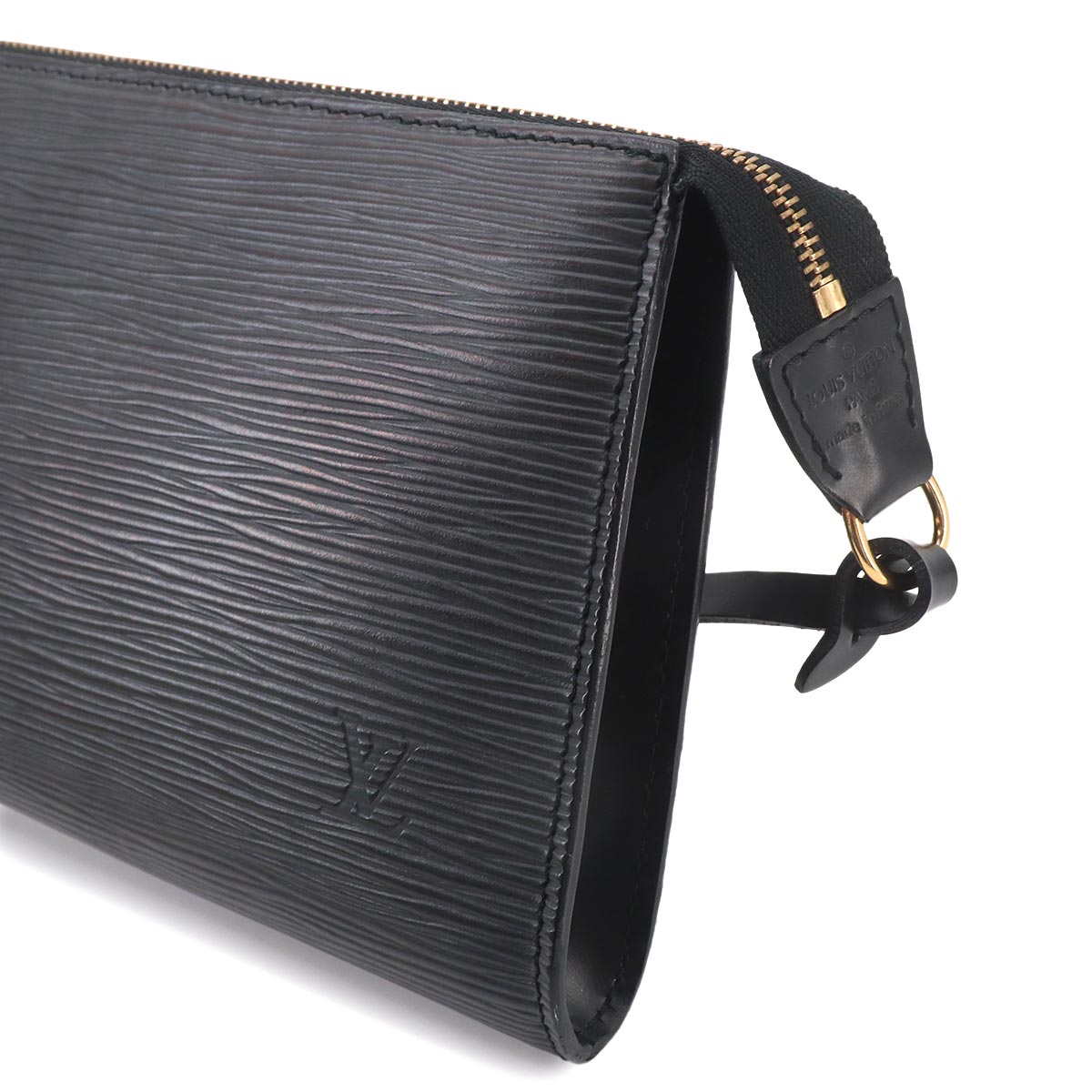 Epi Pochette Accessoires Hand Bag Black M52942