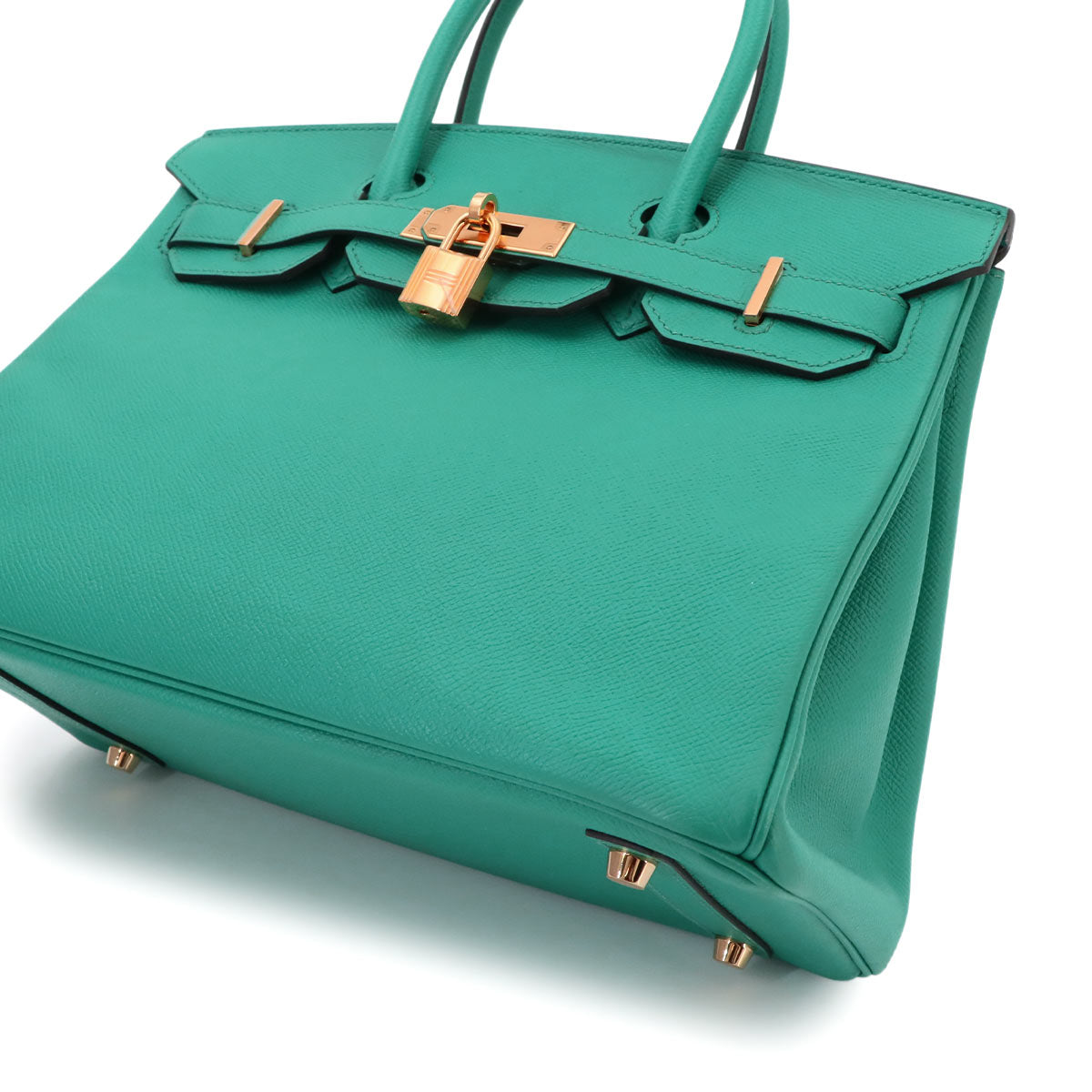 Birkin 30 Veau Epsom Bleu Paon Hand Bag Purse