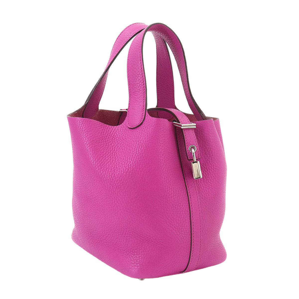 Picotin Lock PM Hand Bag Taurillon Clemence Magnolia