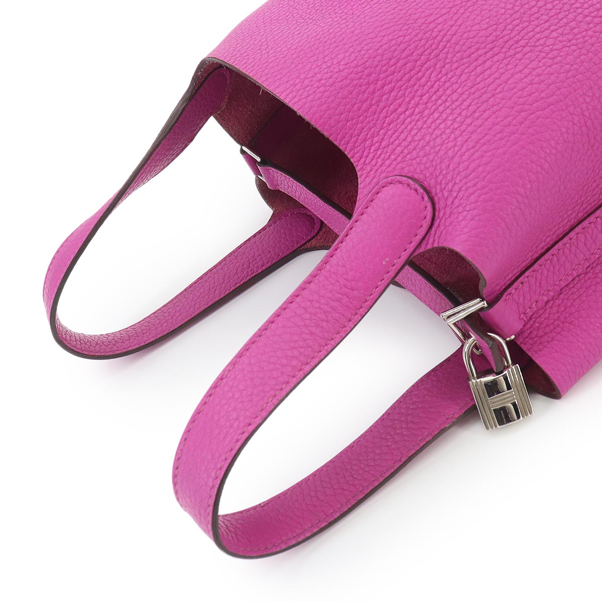 Picotin Lock PM Hand Bag Taurillon Clemence Magnolia