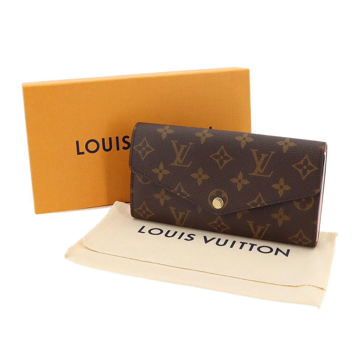 Monogram Sarah Wallet Rose Ballerine M62235 Purse