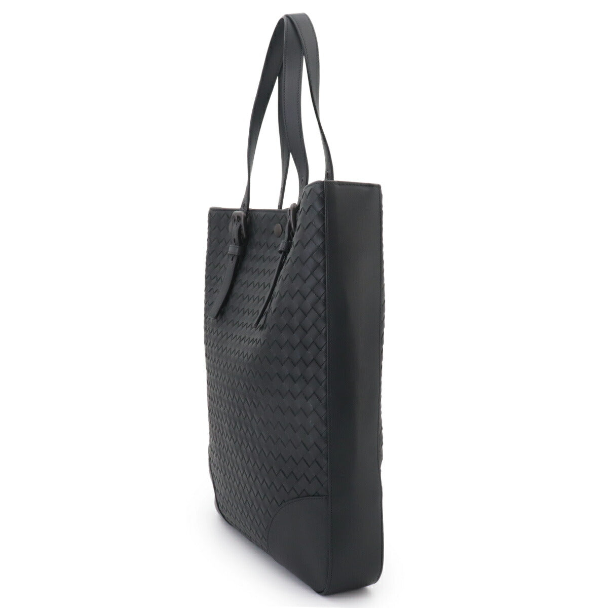 Intrecciato VN Acatre Tote Bag Leather Dark gray