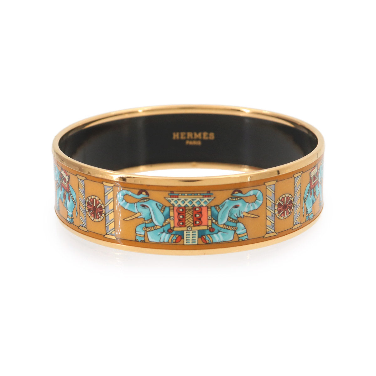 Email GM Bracelet Bangle Multicolor Gold Elephant Accessory