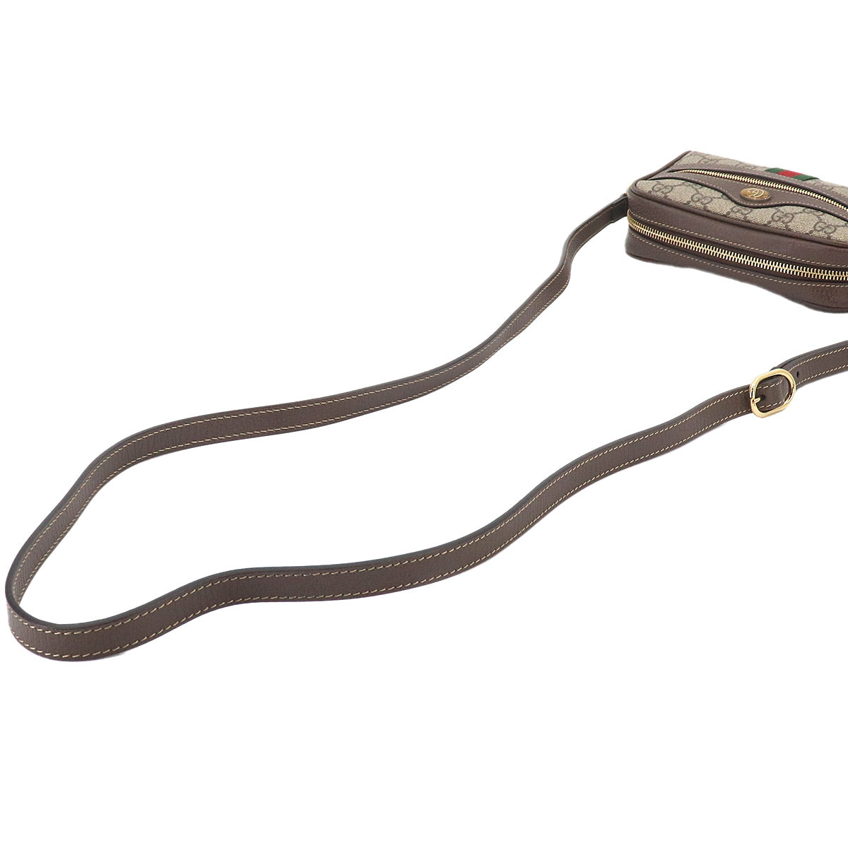 Ophidia Shoulder Bag GG Supreme Canvas Leather Beige 517350