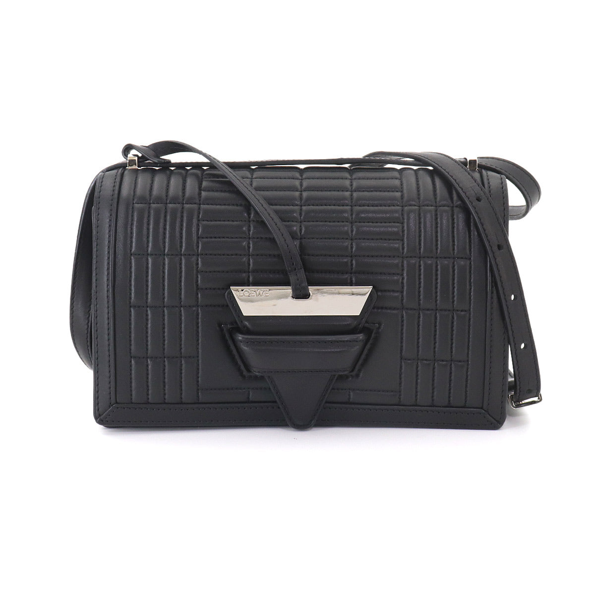 Barcelona Shoulder Bag Leather Black Purse